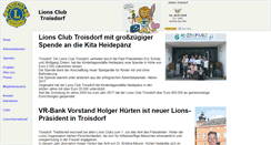 Desktop Screenshot of lions-troisdorf.de